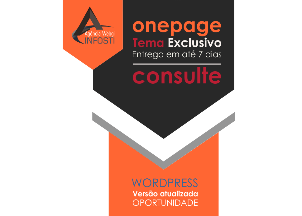onepage criação design orçamento